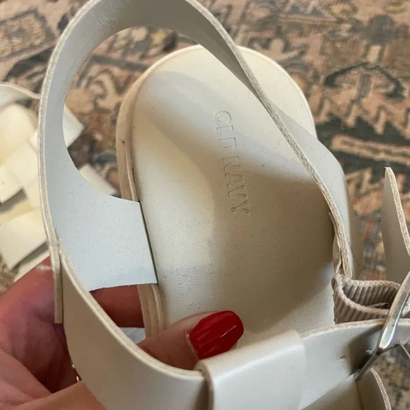 Women's White Sandals - Picture 2 of 5